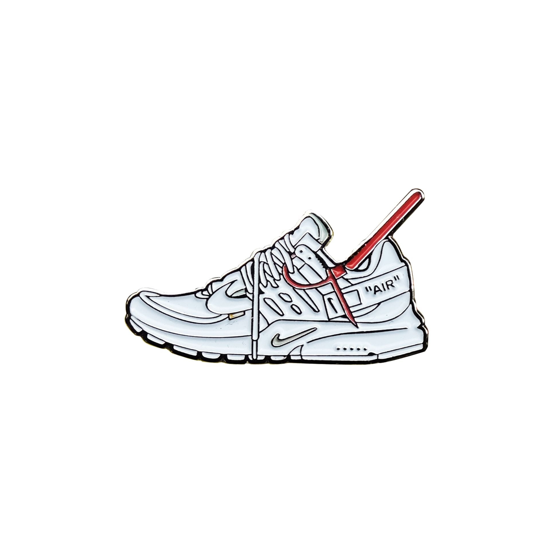 Rocky Inc Pin, Air Presto Off-White White