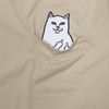 RIPNDIP, Lord Nermal Pocket T-Shirt Tan