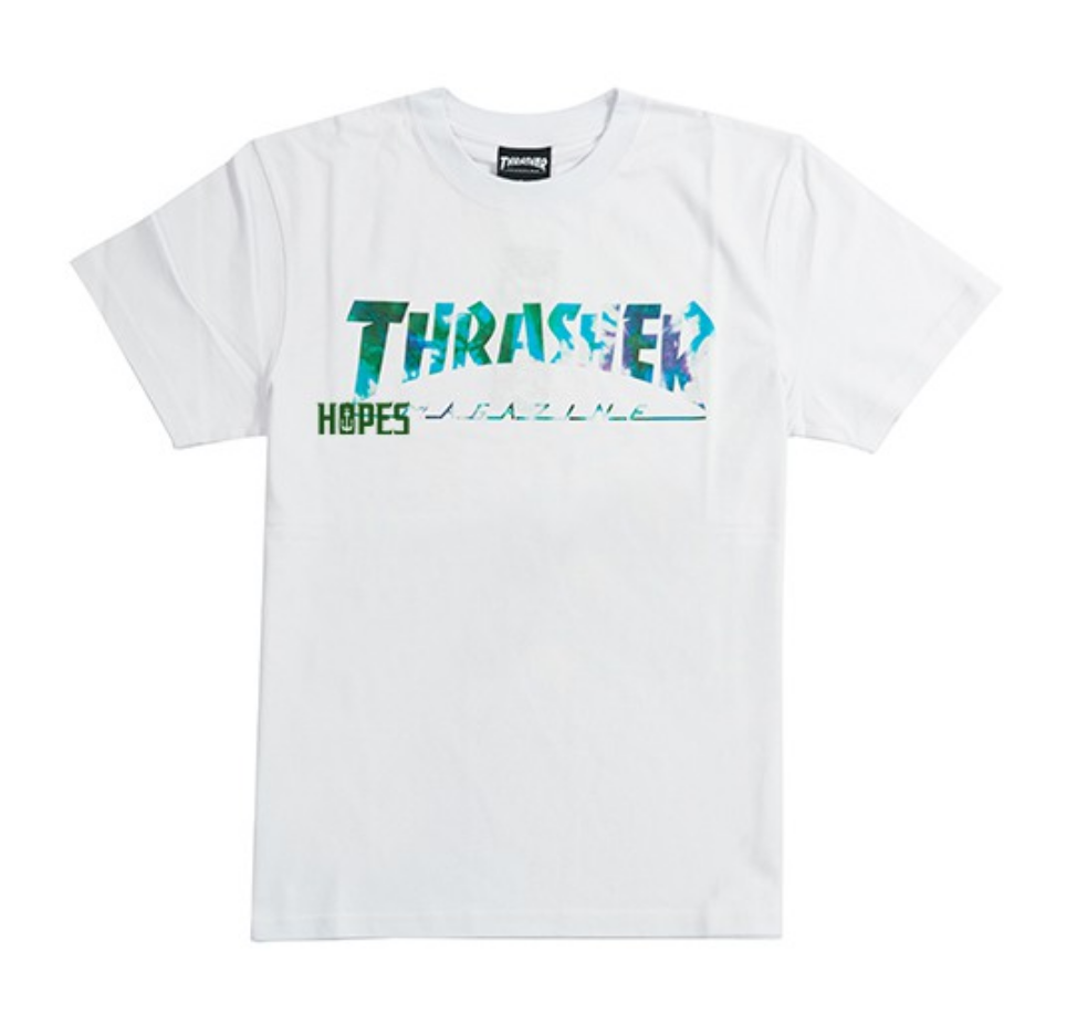 THRASHER TYE DYE S/S T-SHIRT WHITE