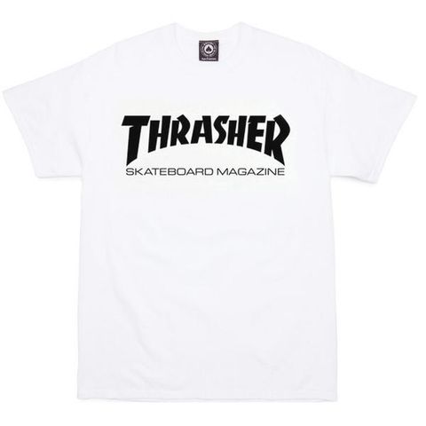  THRASHER SKATE MAG T-SHIRT WHITE 