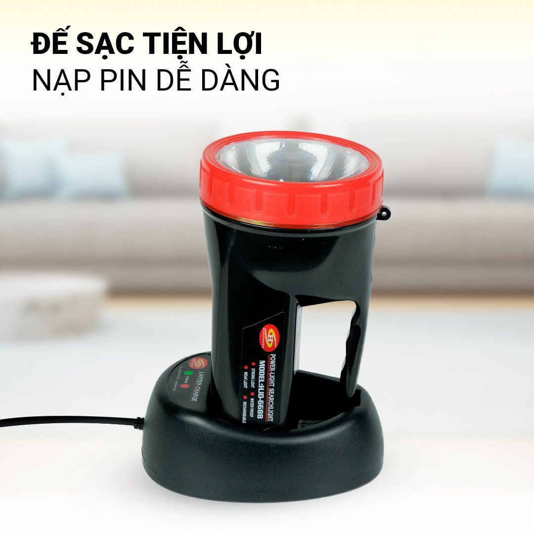  Đèn pin sạc tích điện HJD-6688 