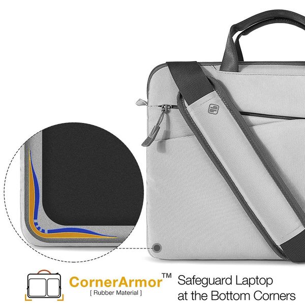 Tomtoc Messenger bags Macbook Pro 15'' Grey (A45D01G)
