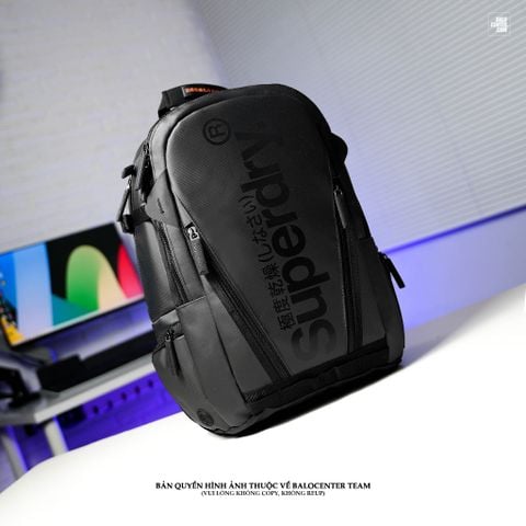 Balo Superdry Classic Tarp Backpack All Black BaloCenter BaloCenter Shop balo P XU T S C t i Vi t Nam