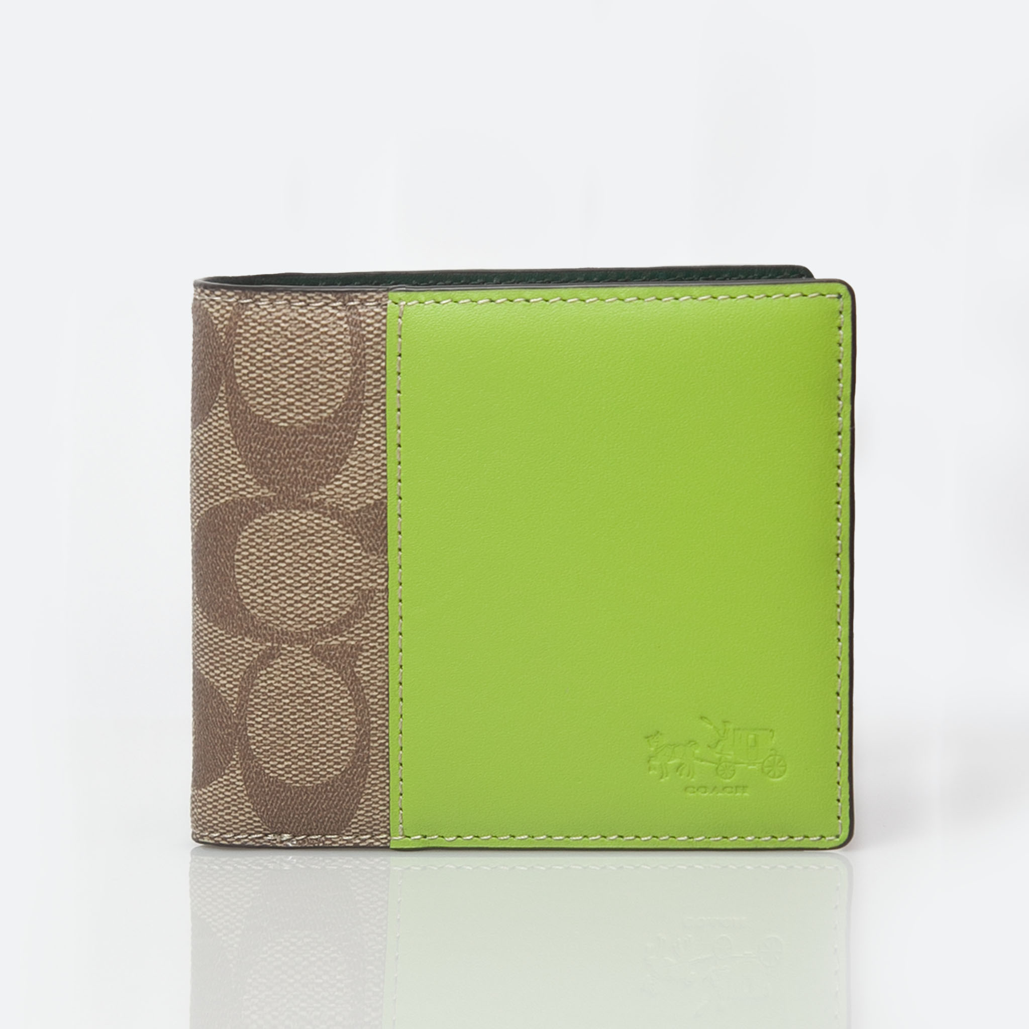 Neon coach wallet clearance