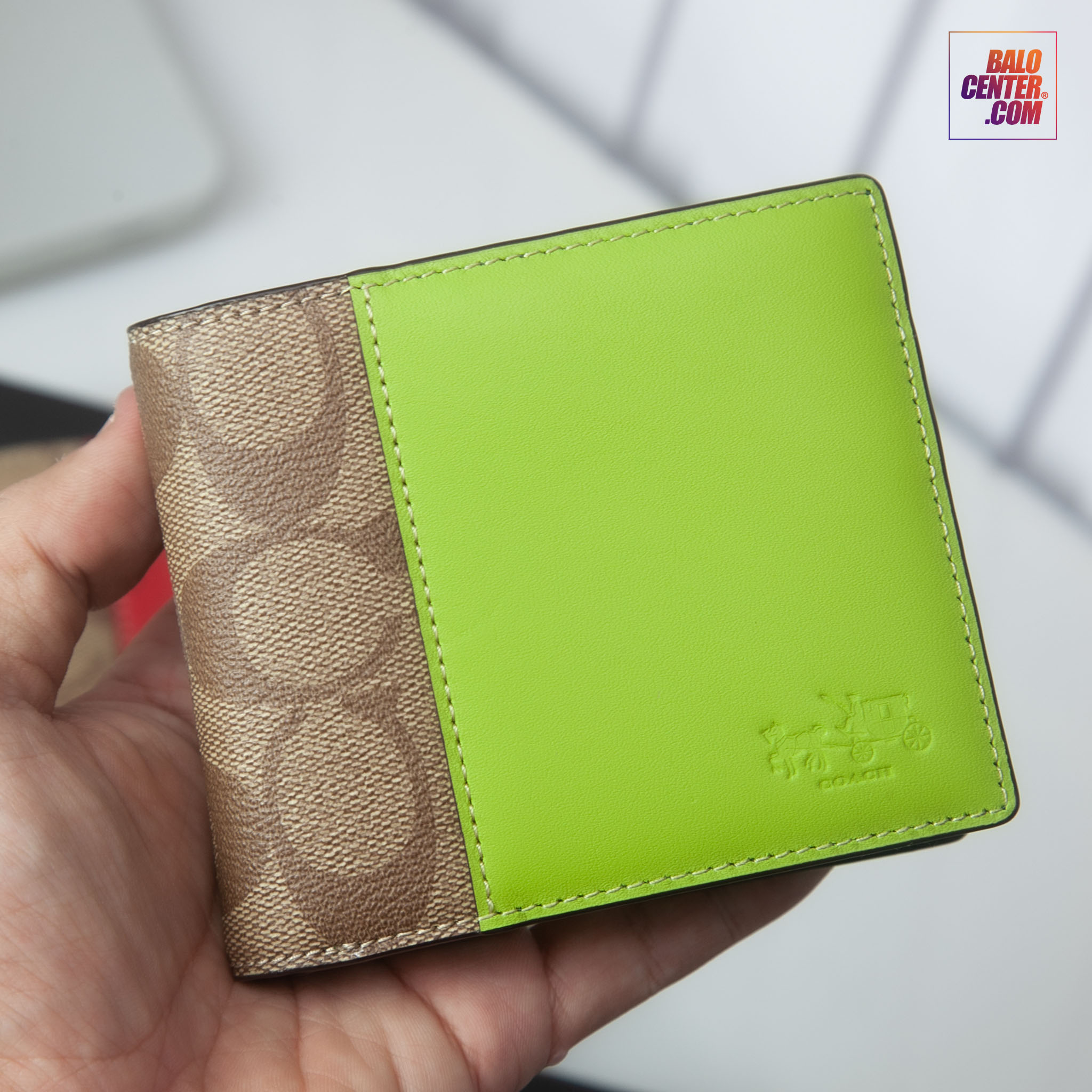Neon coach wallet outlet