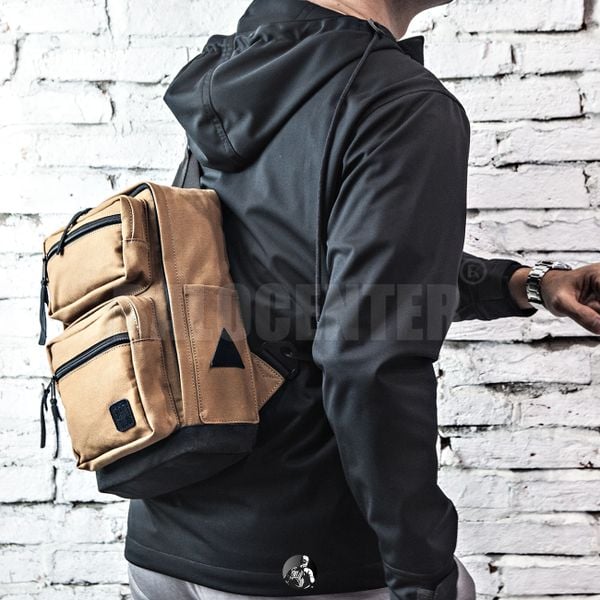 Balo 1 quai đeo chéo Đậm Xíu Nâu