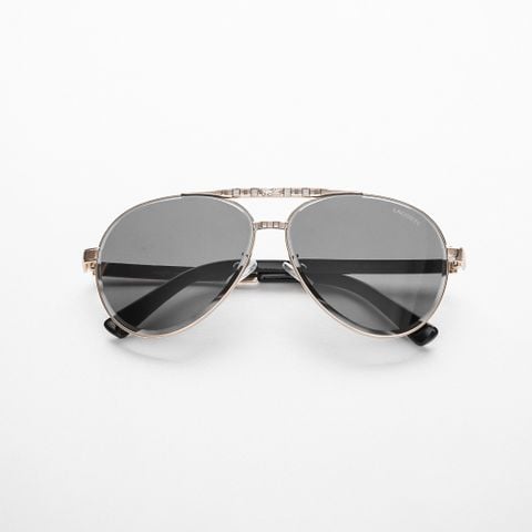 TAC Pilot Men's Sunglasses Black/Golden LACPS02