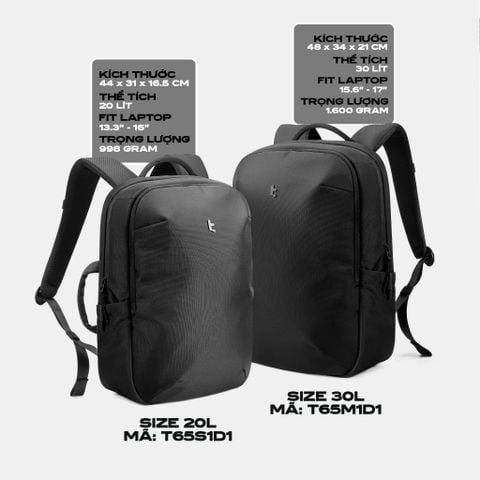 Tomtoc UrbaNex-T65 Backpack 17.3