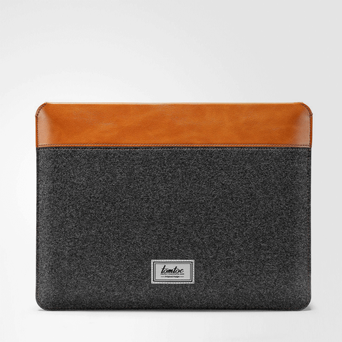 Felt & PU Leather For Macbook 16″ Gray – ( H16-E01Y)