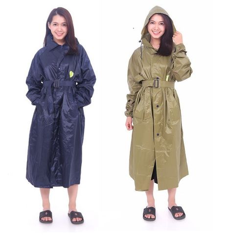 Áo mưa măng tô vải dù loại dày cao cấp (1m4)