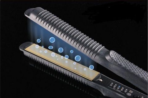 Máy duỗi tóc chỉnh nhiệt màu xám