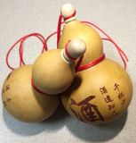  Hồ lô phong thủy chiêu Tài - Lộc, trái bầu khô Khắc Lazer (cao 17-20 cm) - Giao mẫu ngẫu nhiên. 