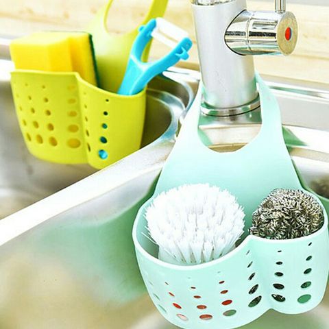 Giỏ Đựng Lưới Rửa Bát Thoáng Mát Có Lỗ Thoáng Đáy