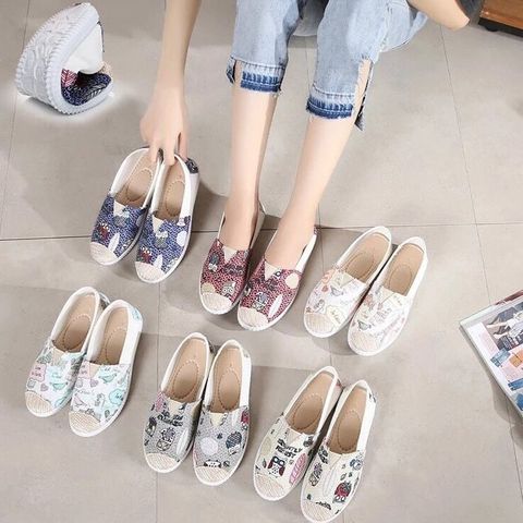 Giày Lười Slip On Nữ Thời Trang Đế Mềm Cực Xinh