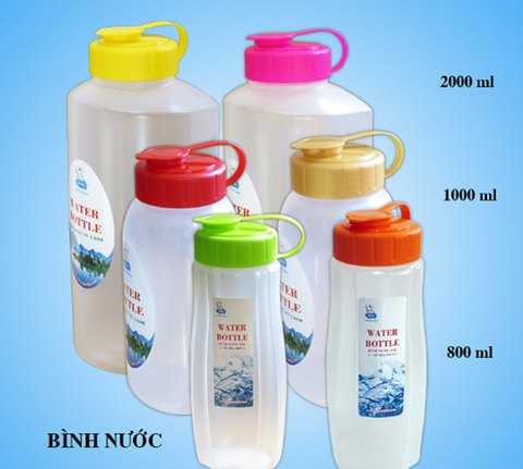 Bình đựng nước 800ml ( màu ngẫu nhiên)