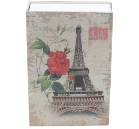 Két sắt mini giả sách khóa số - Tháp Eifftel
