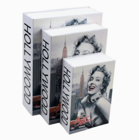 Két sắt mini giả sách khóa số - Ngôi sao Hollywood