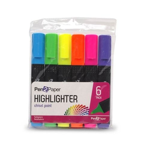 Viết Dạ Quang 6Cây/Bộ