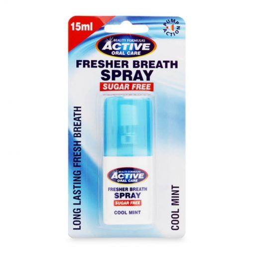  Xịt thơm miệng hương bạc hà Beauty Formulas Fresher Breath Spray - 15ml 