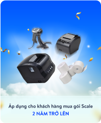 Tặng miễn phí Bộ 2 Máy in hóa đơn + 2 Máy in vận đơn + 2 Máy quét + Giấy in