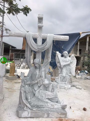 Bộ tượng 14 đàng thánh giá bằng đá