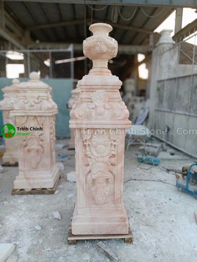 Cột đá - chân tảng đá 004