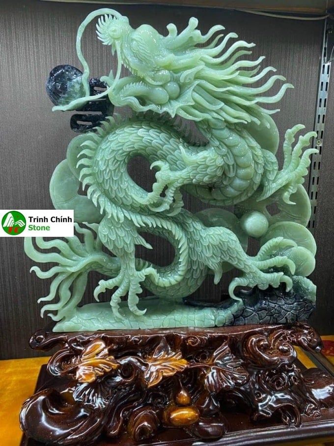 tượng đá rồng phong thủy 007