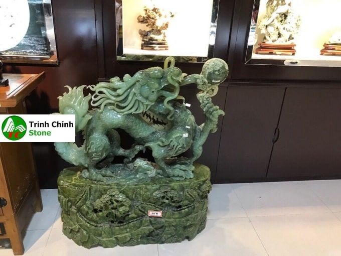tượng đá rồng phong thủy 004