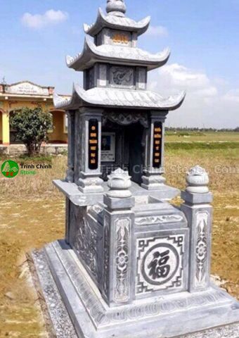 Mộ ba mái dao bằng đá