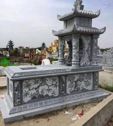 Mộ hai mái dao bằng đá