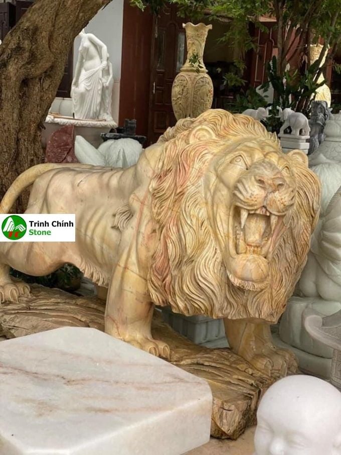 tượng sư tử đá 003