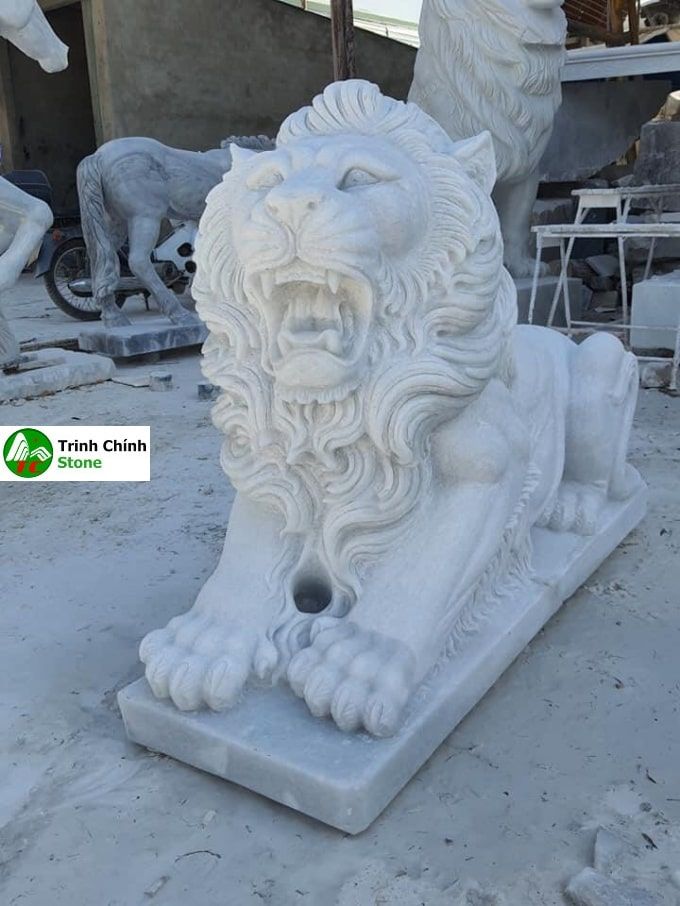 tượng sư tử đá 004