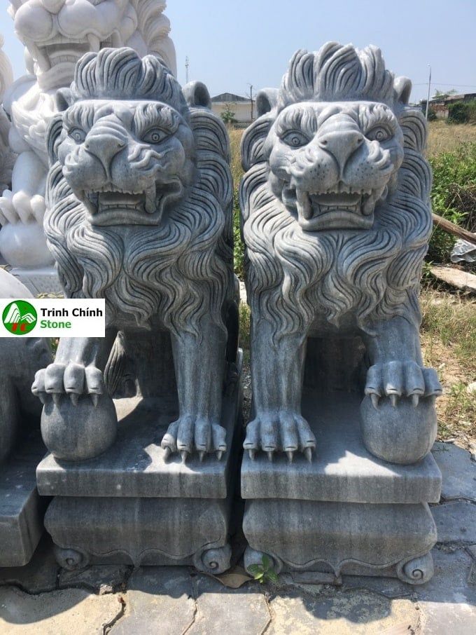 tượng sư tử đá 007