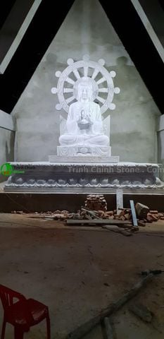 Tượng phật thích ca bằng đá 005