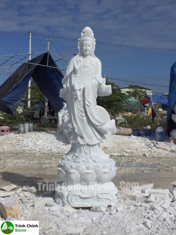 Tượng đá phật bà quan âm