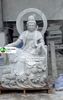 Tượng phật quan âm tự tại bằng đá 010