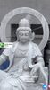 Tượng phật quan âm tự tại bằng đá 010