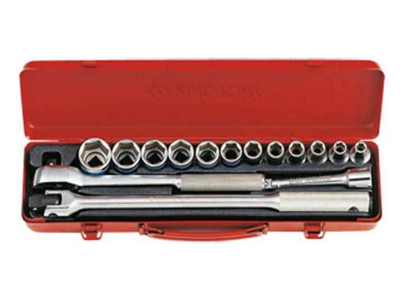 Bộ Tuýp 15 Chi Tiết Hệ Mét Kingtony 4501MR