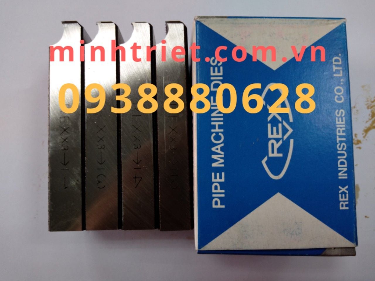 Dao Tiện Ren Ống Rex 1/2''-3/4'' (Bảng Lớn)