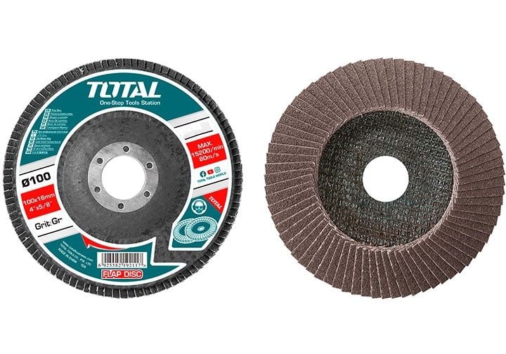 Đĩa Nhám Xếp P120 100x16mm Total TAC6310053 - hình ảnh sản phẩm thực tế 1