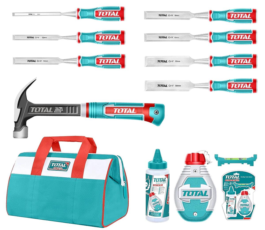 Bộ Combo 10 Công Cụ Ngành Gỗ Total TOS230906 - hình ảnh sản phẩm thực tế 1