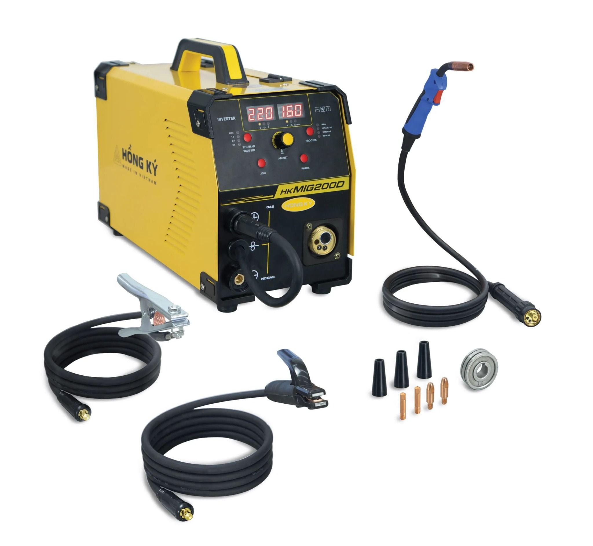 Máy Hàn Không Dùng Khí Hồng Ký HKMIG200D