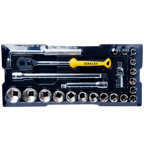Bộ Đầu Tuýp 1/2" 6PT 23 Chi Tiết Stanley STMT74173-8C