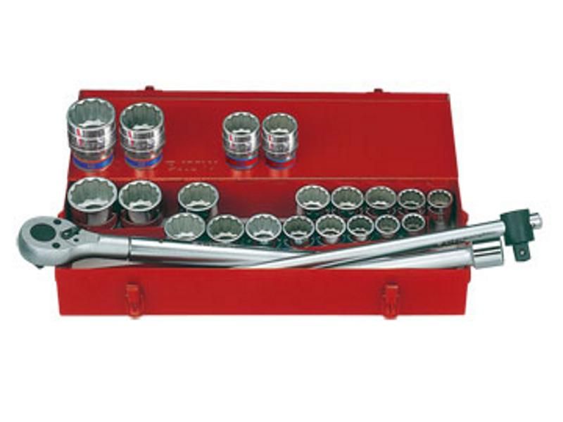 Bộ Tuýp 24 Chi Tiết Hệ Mét Và Inch Kingtony 6224CR