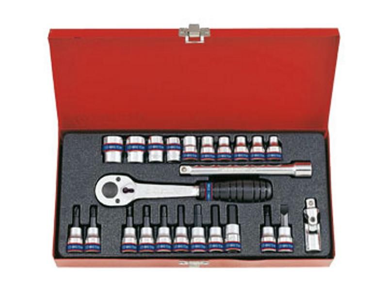 Bộ tuýp 24 chi tiết hệ mét Kingtony 3524MR