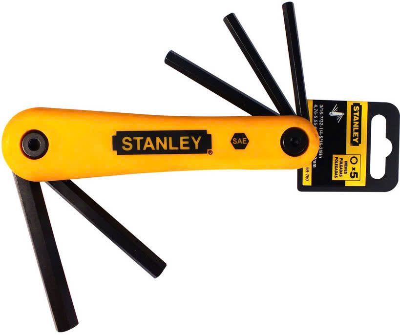 Bộ Lục Giác Xếp Đầu Bằng 5 Chi Tiết Stanley 69-260