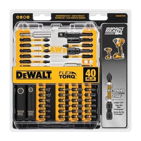Bộ Mũi Vít 40 Chi Tiết DeWALT DWA2T40IR