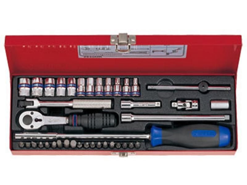 1/4'' Bộ tuýp 39 chi tiết Kingtony 2540MR