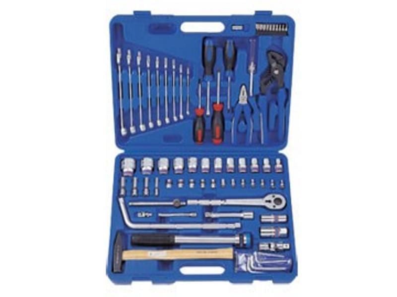 1/4'' + 1/2'' Bộ tuýp 75 chi tiết hệ mét Kingtony 7075MR