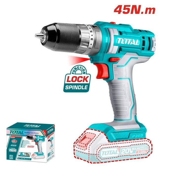 Máy Khoan Búa Dùng Pin Total TIDLI201455 20V (Không Kèm Pin & Sạc)